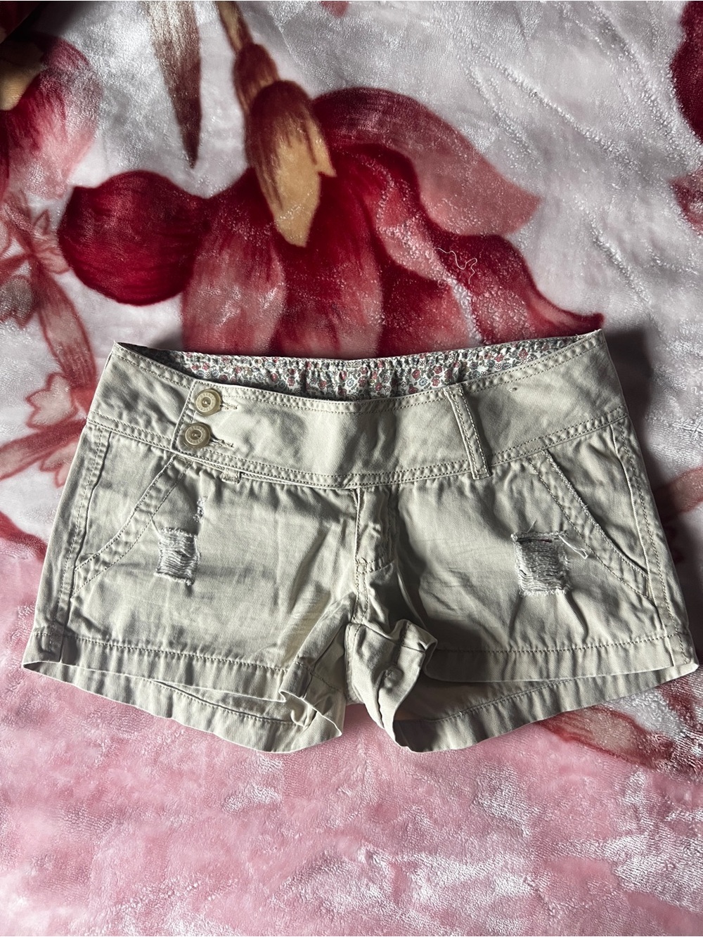 Y2K Vintage Low-Rise Shorts 🤍